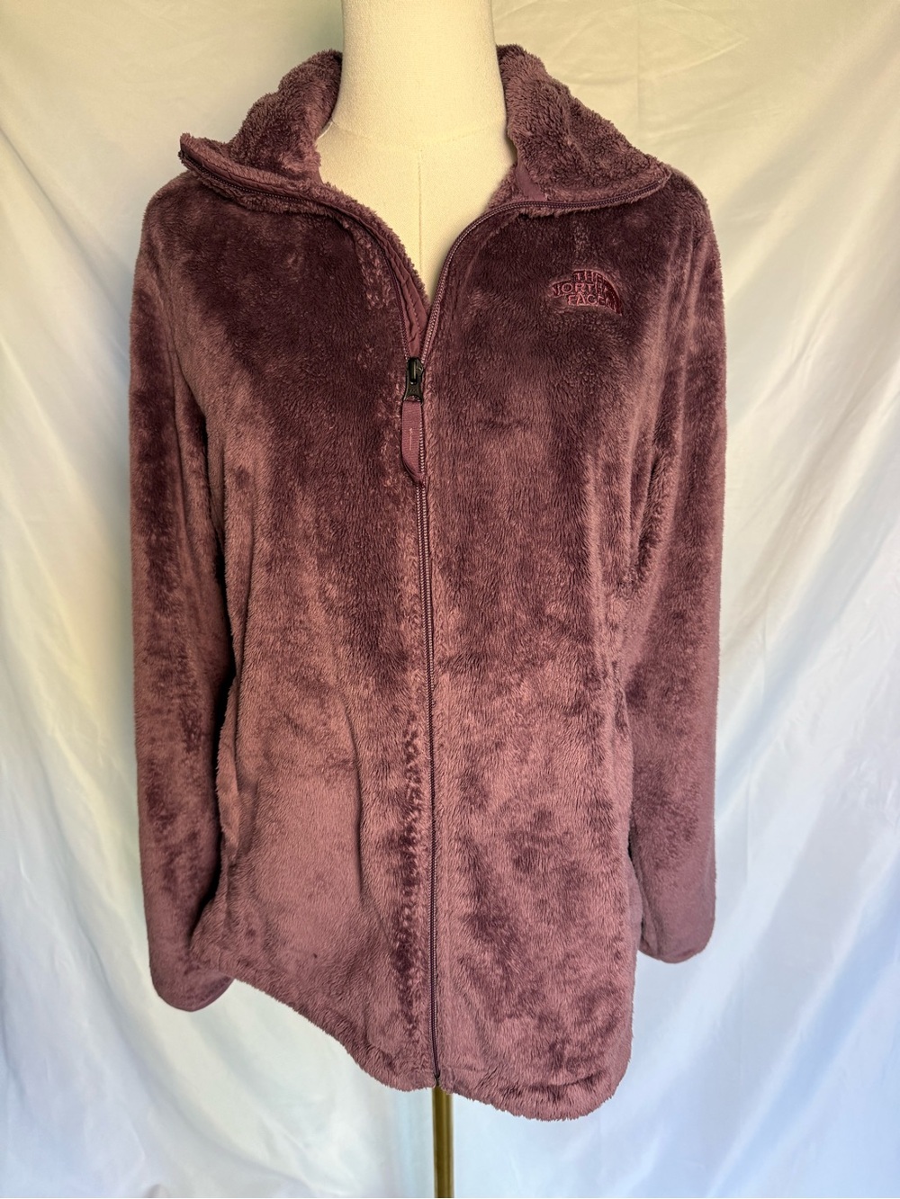 The North Face Women's Osito High-Pile Fleece Jacket - Plum / Mauve Large
